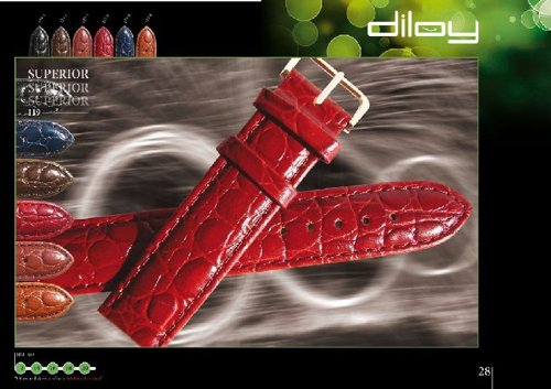 Leather watch straps / band model CP000119