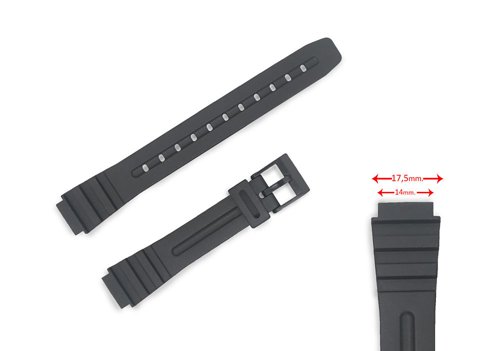 PU watch strap CR0183H1 (14mm.)