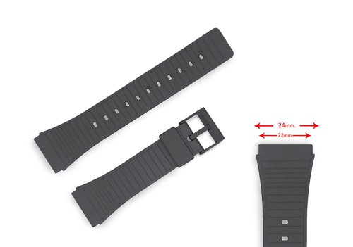 PU watch strap CR0213R1 (22mm.)