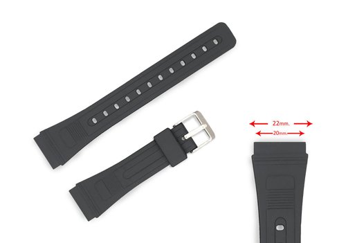 PU watch strap CR0254H5 (20mm.)