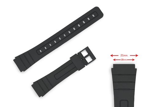 PU watch strap CR0283P4 (18mm.)