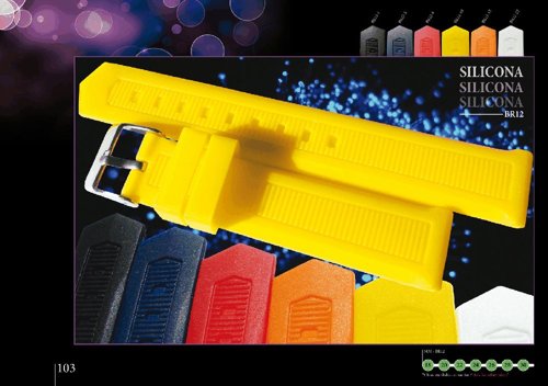 Correa de silicona para reloj CS0SBR12