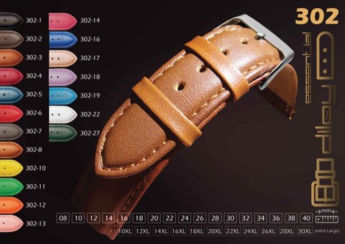 Leather watch straps / band model CP302EAL