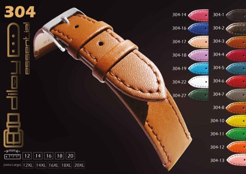 Leather watch straps / band model CP0304EL