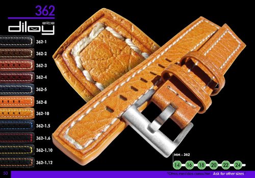 Leather watch straps / band model CP000362