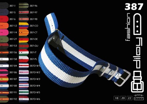 Naylon watch straps / band model CP000387