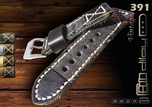 Leather watch straps / band model CP000391