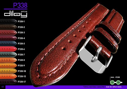 Leather watch straps / band model CP00P338