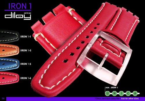 Leather watch straps / band model CP0IRON1