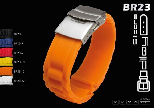Silicone watch straps / band model CS0SBR23