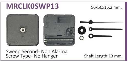 Clock movement swep height 13MM