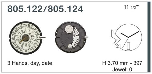ETA 805.124 6 DATE