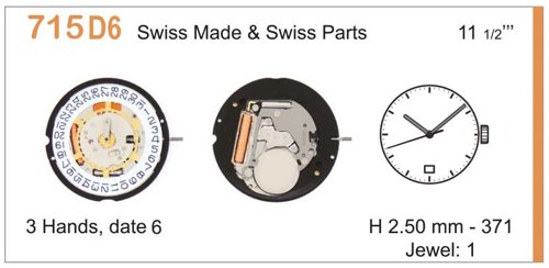 RONDA 715 3 HAND 6 DATE