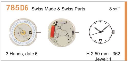 RONDA 785 3 HAND 6 DATE