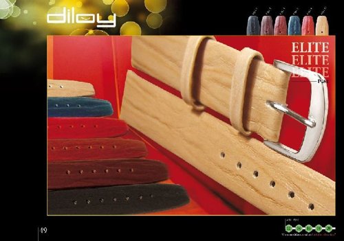 Leather watch straps / band model CP00P261