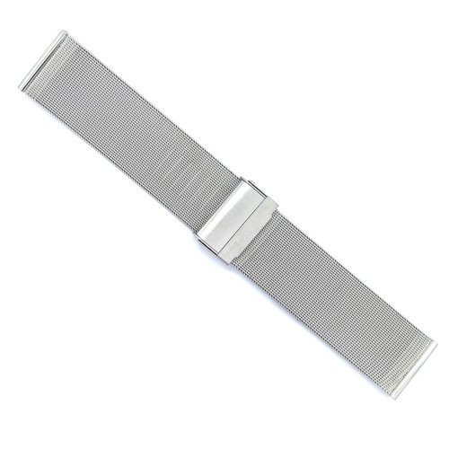 Scallop style metal watch strap CMMESH05