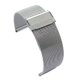 Scallop style metal watch strap CMMESH05