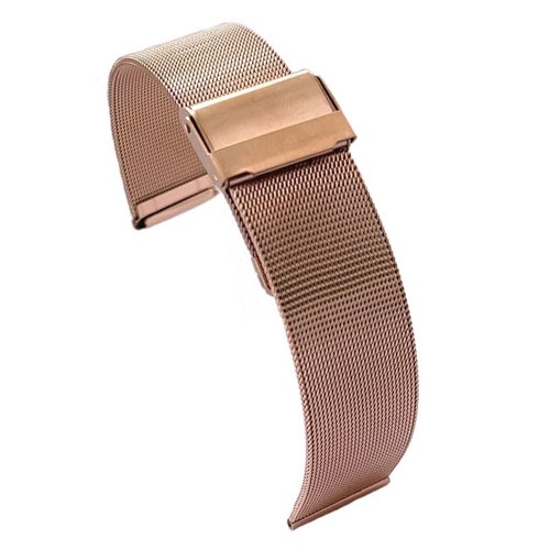 Scallop style metal watch strap CMMESH05