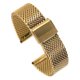 Scallop style metal watch strap CMMESH10