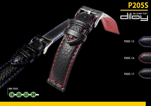 Leather watch straps / band model CP0P205S